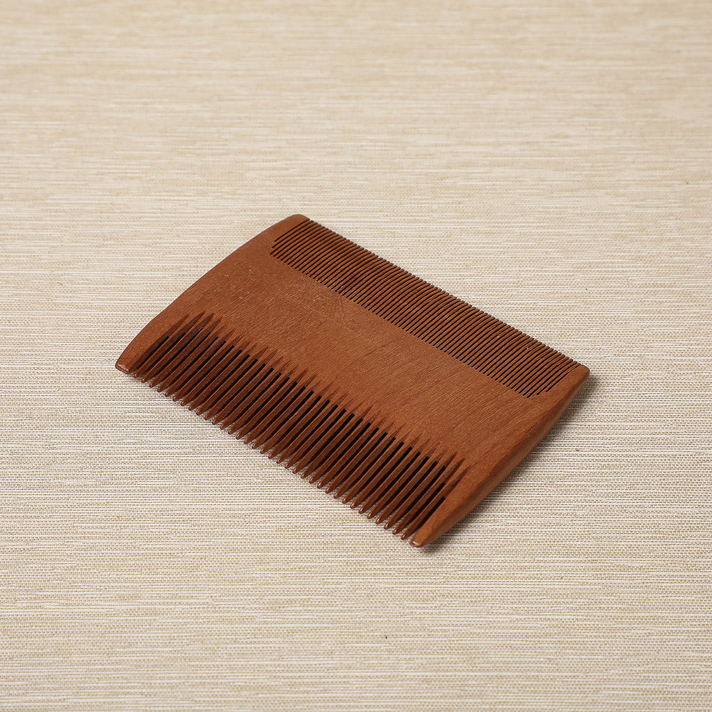 Gentle wood baby comb