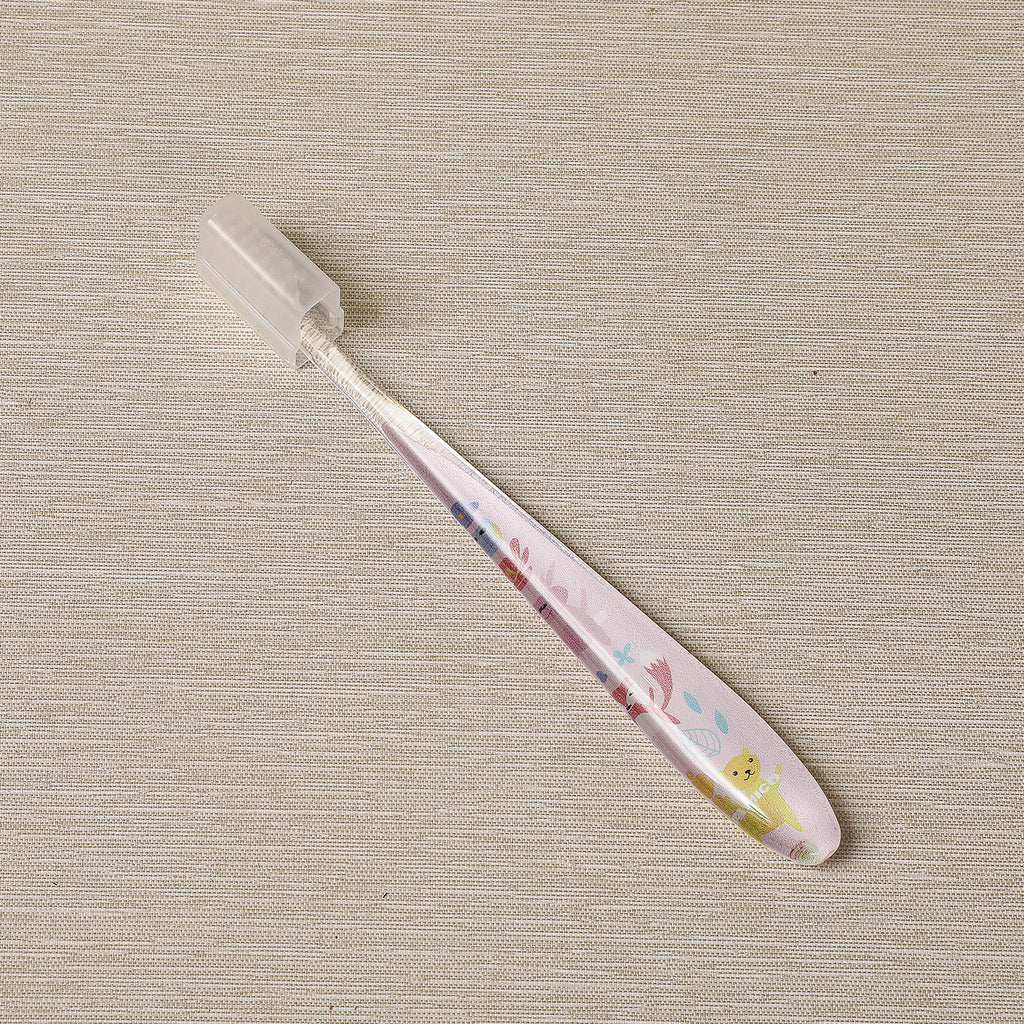 Kid's resin handled toothbrush