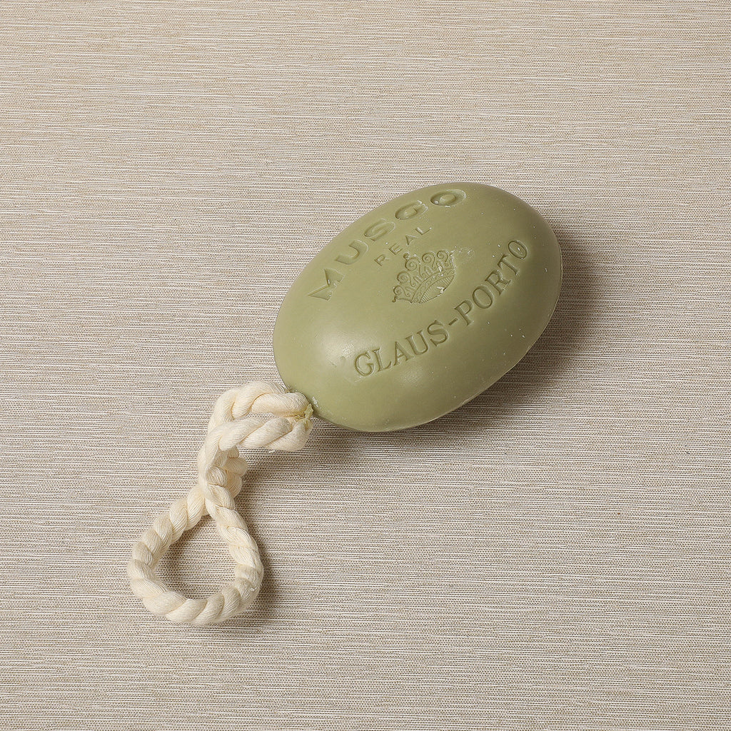 Musco Real soap on a rope