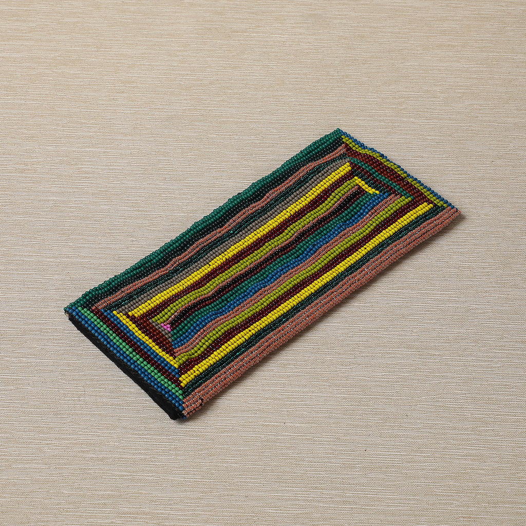 Beaded eye glasses case