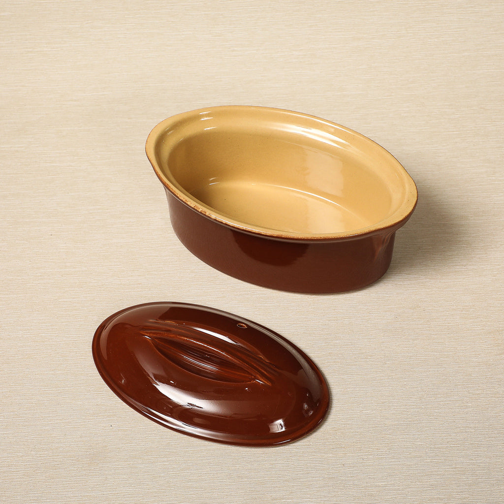 Poterie Renault Oval Baking dish- Medium