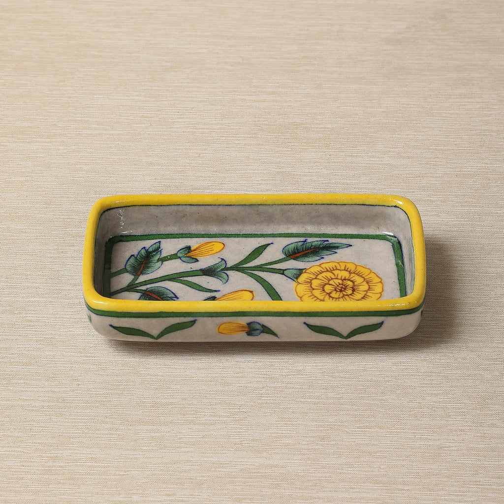 Marigold soap dish