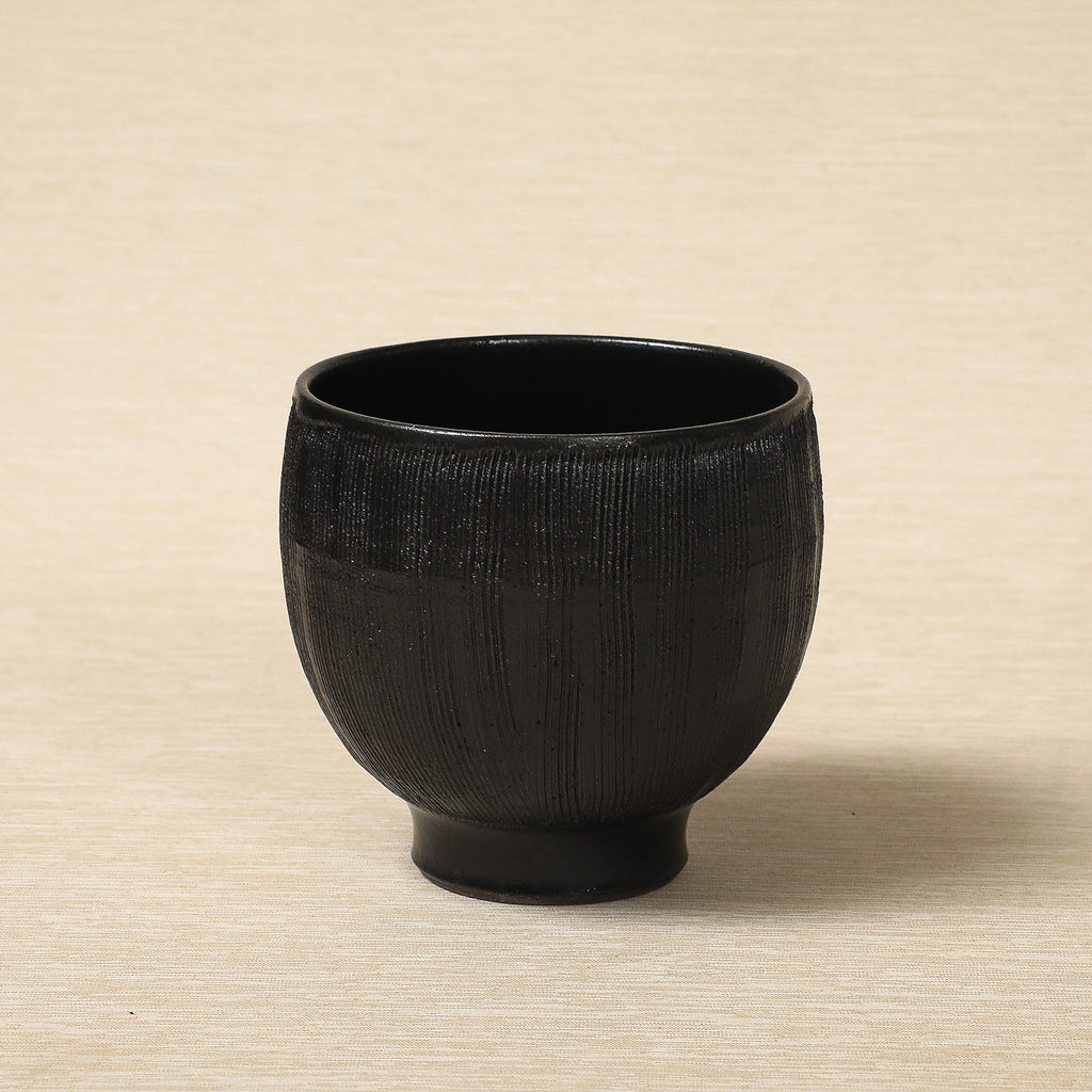 4" combed texture bowl