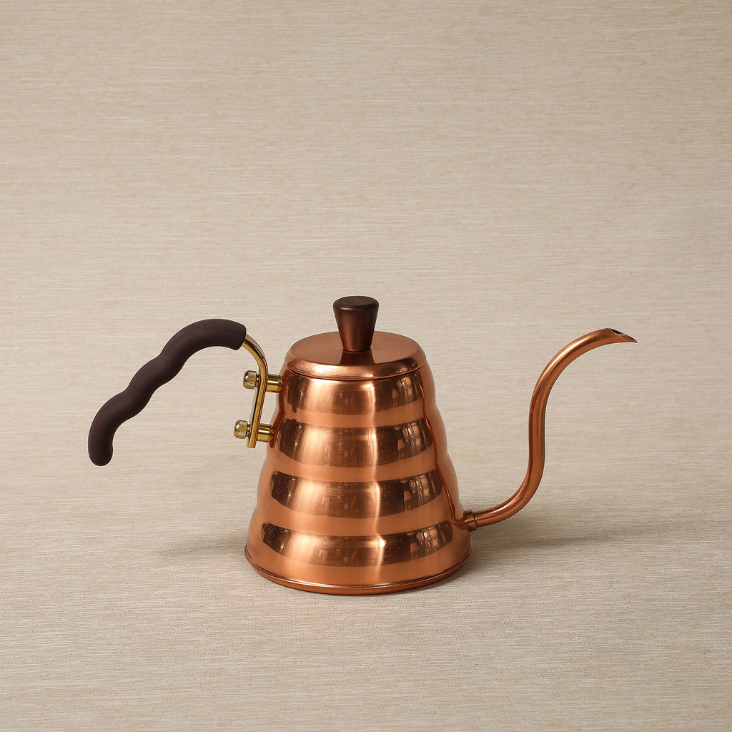 Copper Pouring Kettle with silicone handle