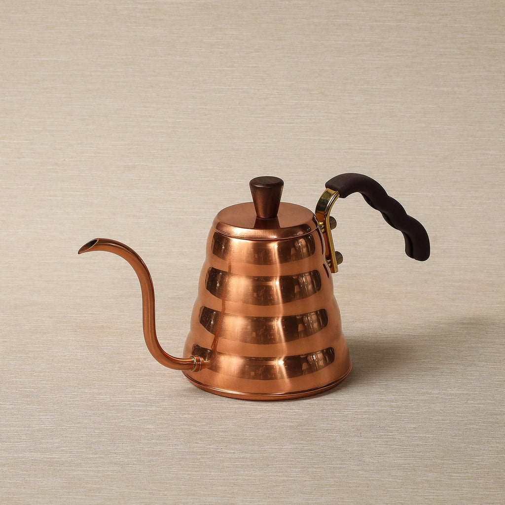 Copper Pouring Kettle with silicone handle