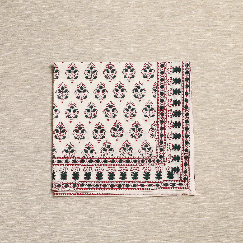 Awlar Green Red Napkin