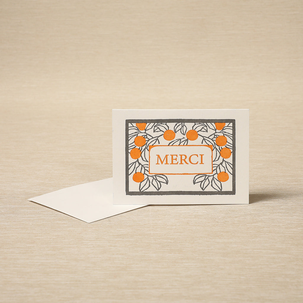Merci Note Card Set