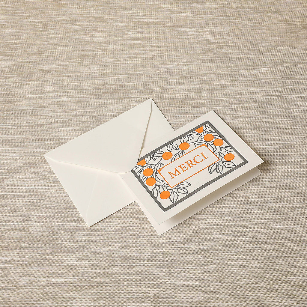 Merci Note Card Set