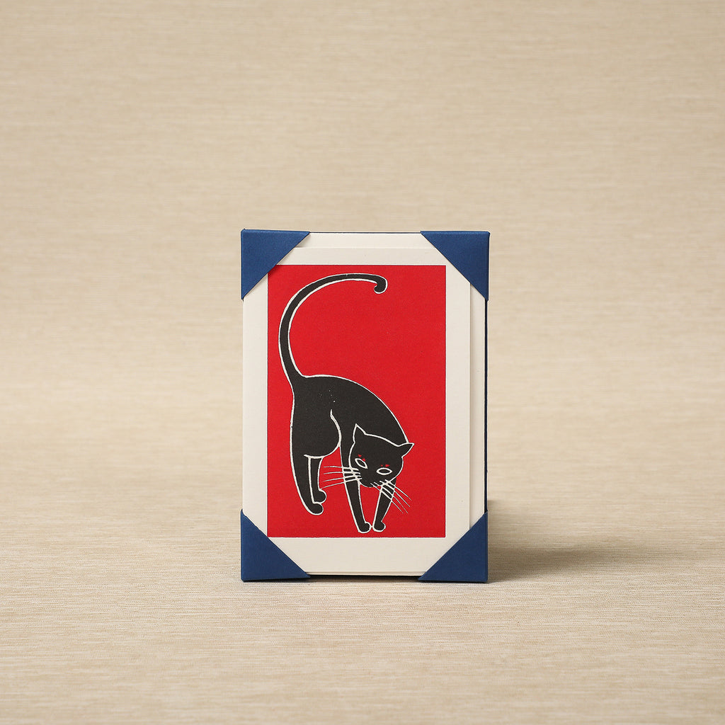 Black Cat Note Card Set | Copper Beech