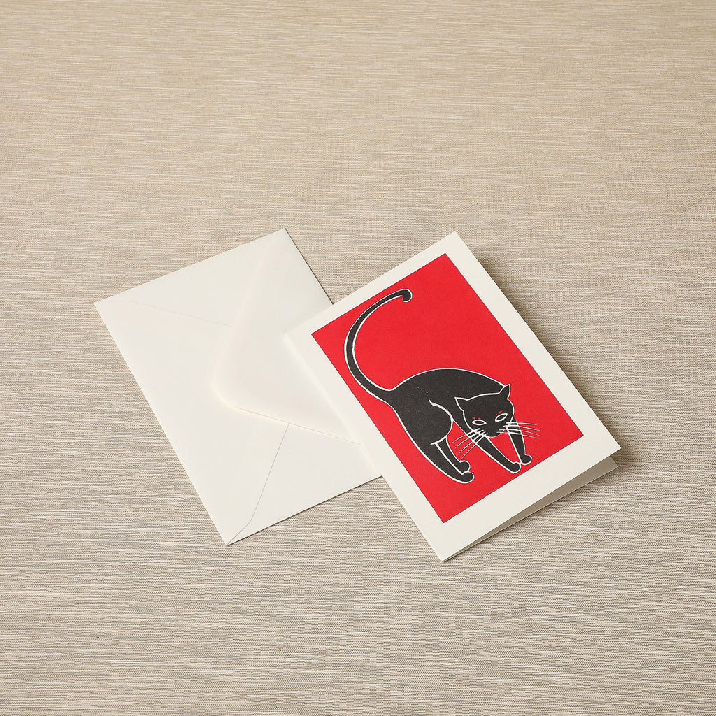 Black Cat Note Card Set
