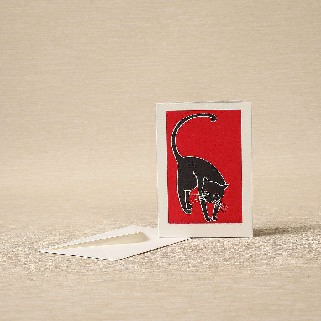 Black Cat Note Card Set | Copper Beech