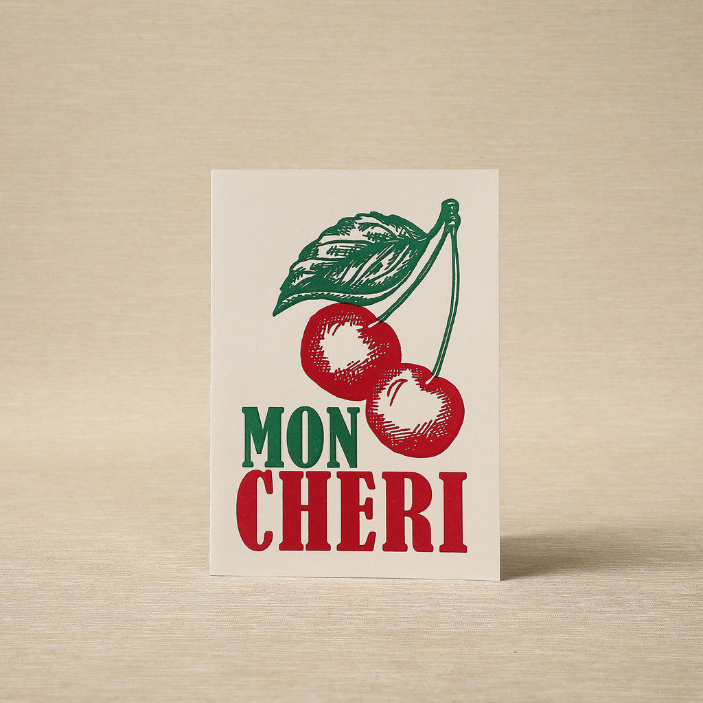 Mon Cheri Greeting Card