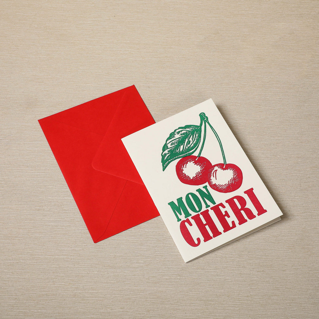 Mon Cheri Greeting Card