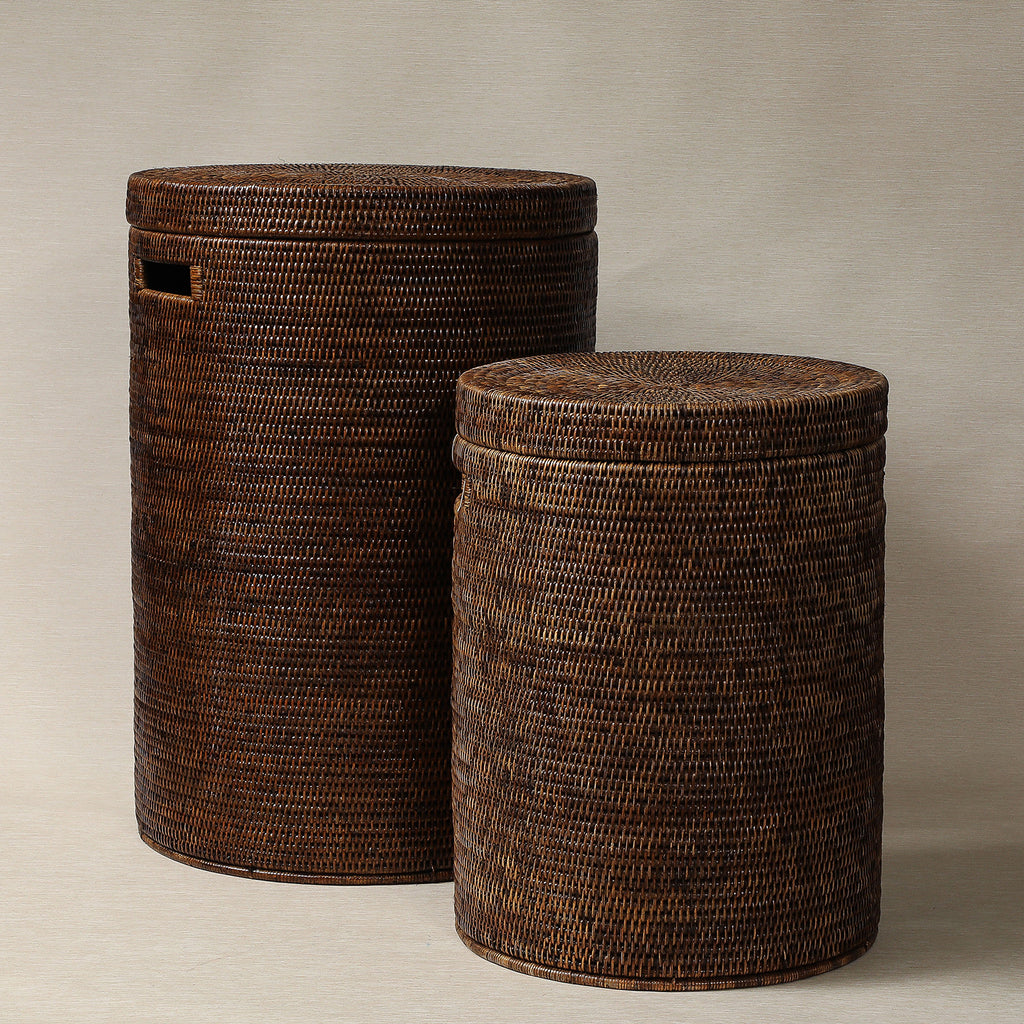 Round Rattan Hampers