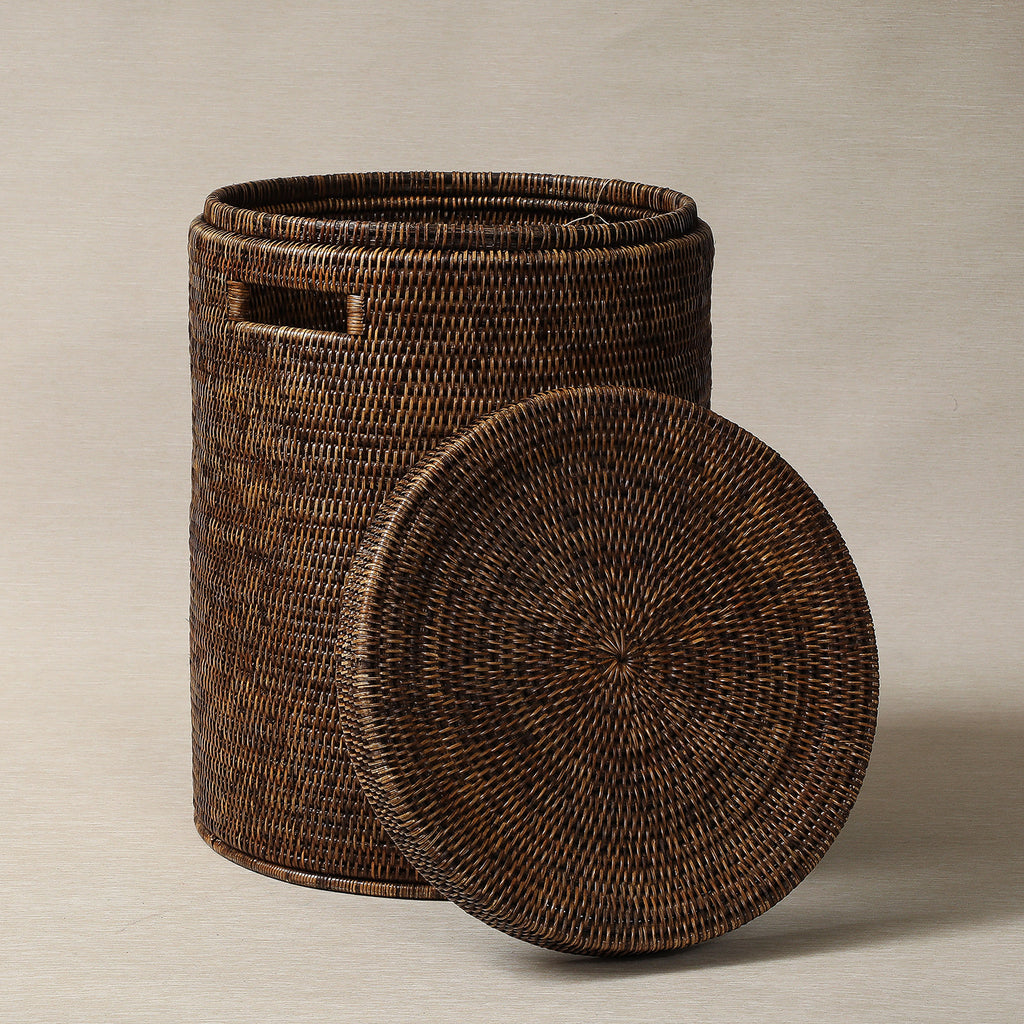 Round Rattan Hampers