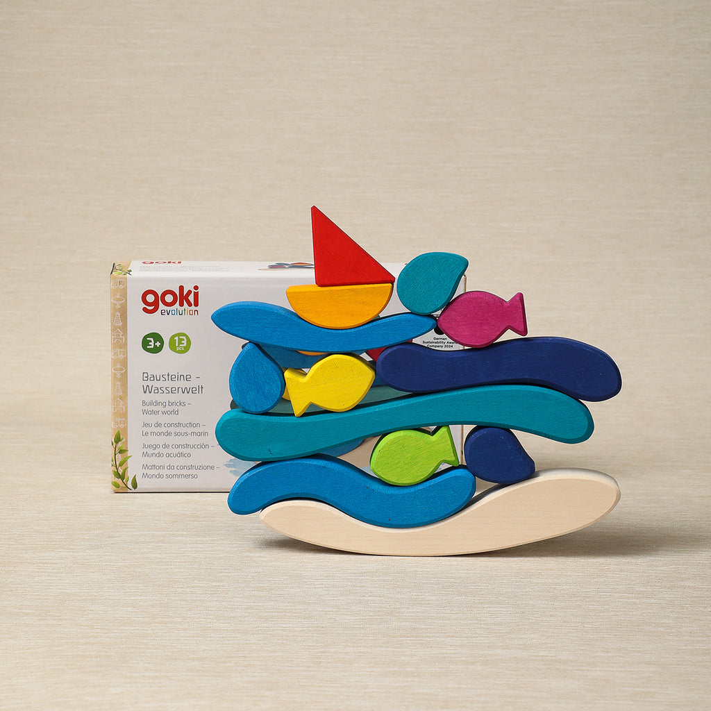 Water World Stacking Blocks | Copper Beech