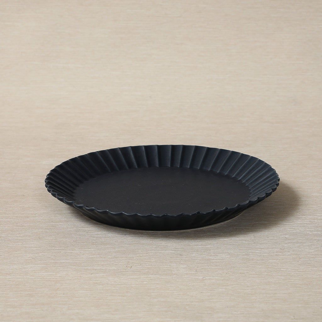La Barbarie indigo plate