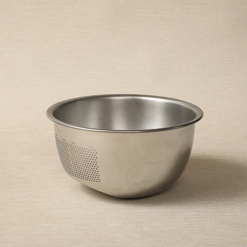 3-way stainless steel rinsing bowl