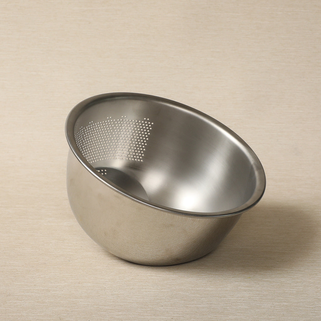 3-way stainless steel rinsing bowl