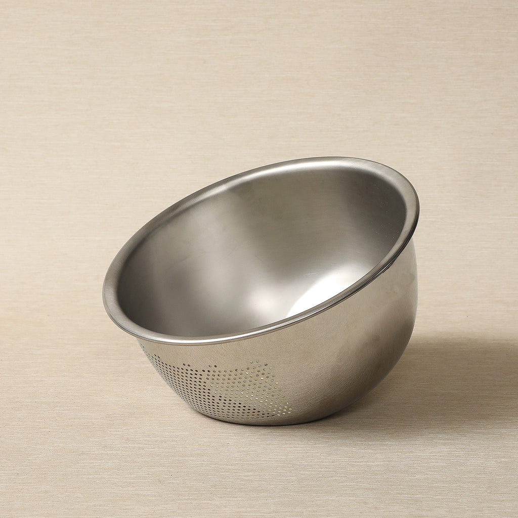 3-way stainless steel rinsing bowl