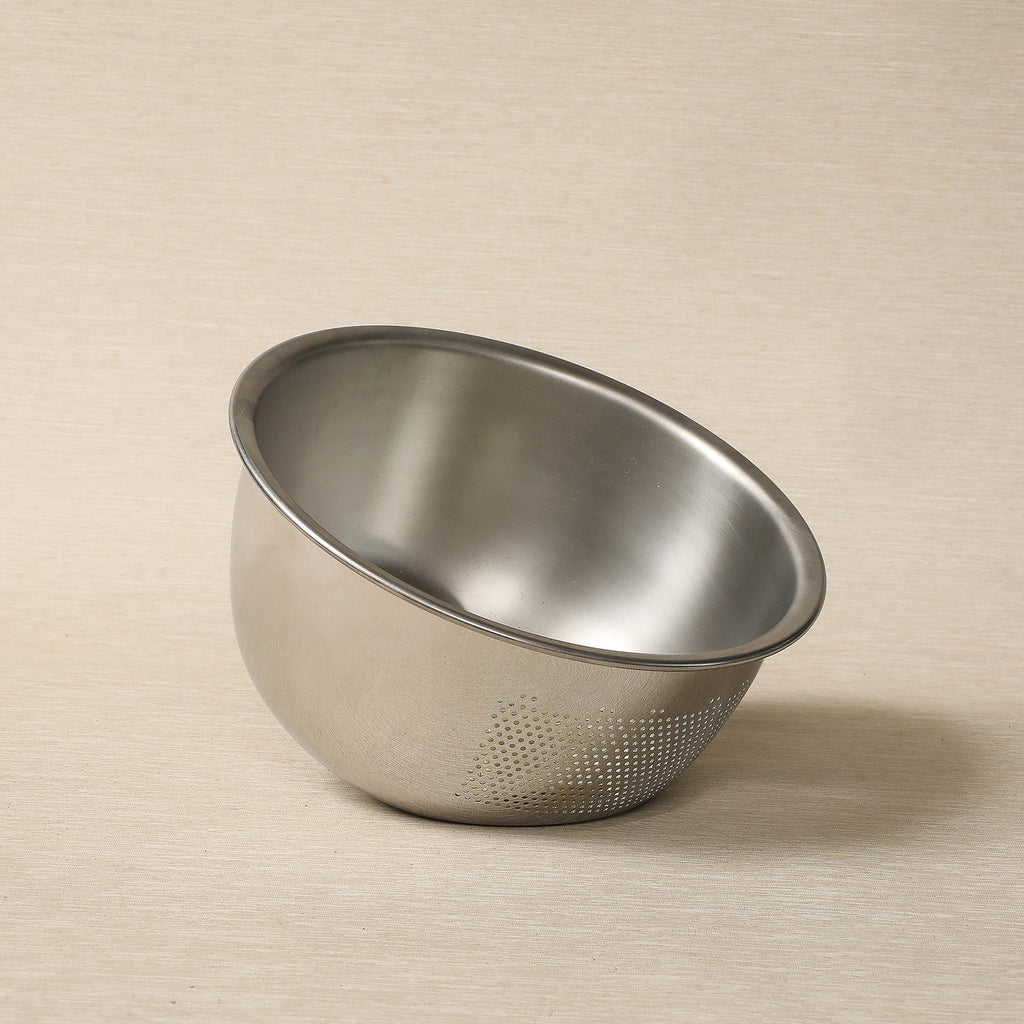 3-way stainless steel rinsing bowl
