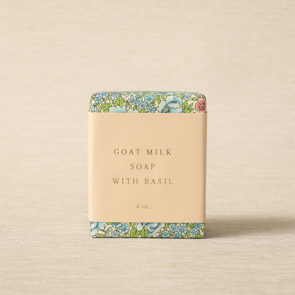Handmade Goat Milk with Basil Soap