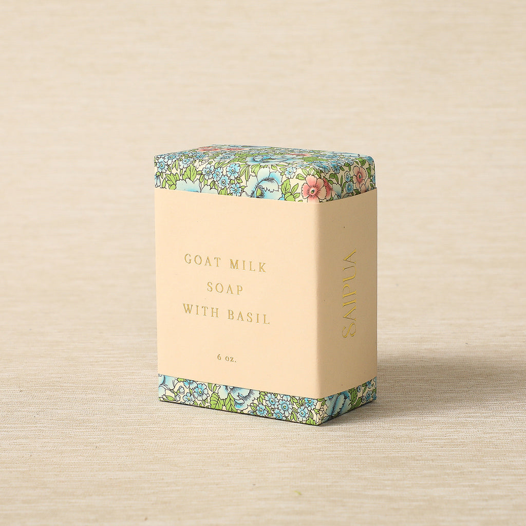 Handmade Goat Milk with Basil Soap