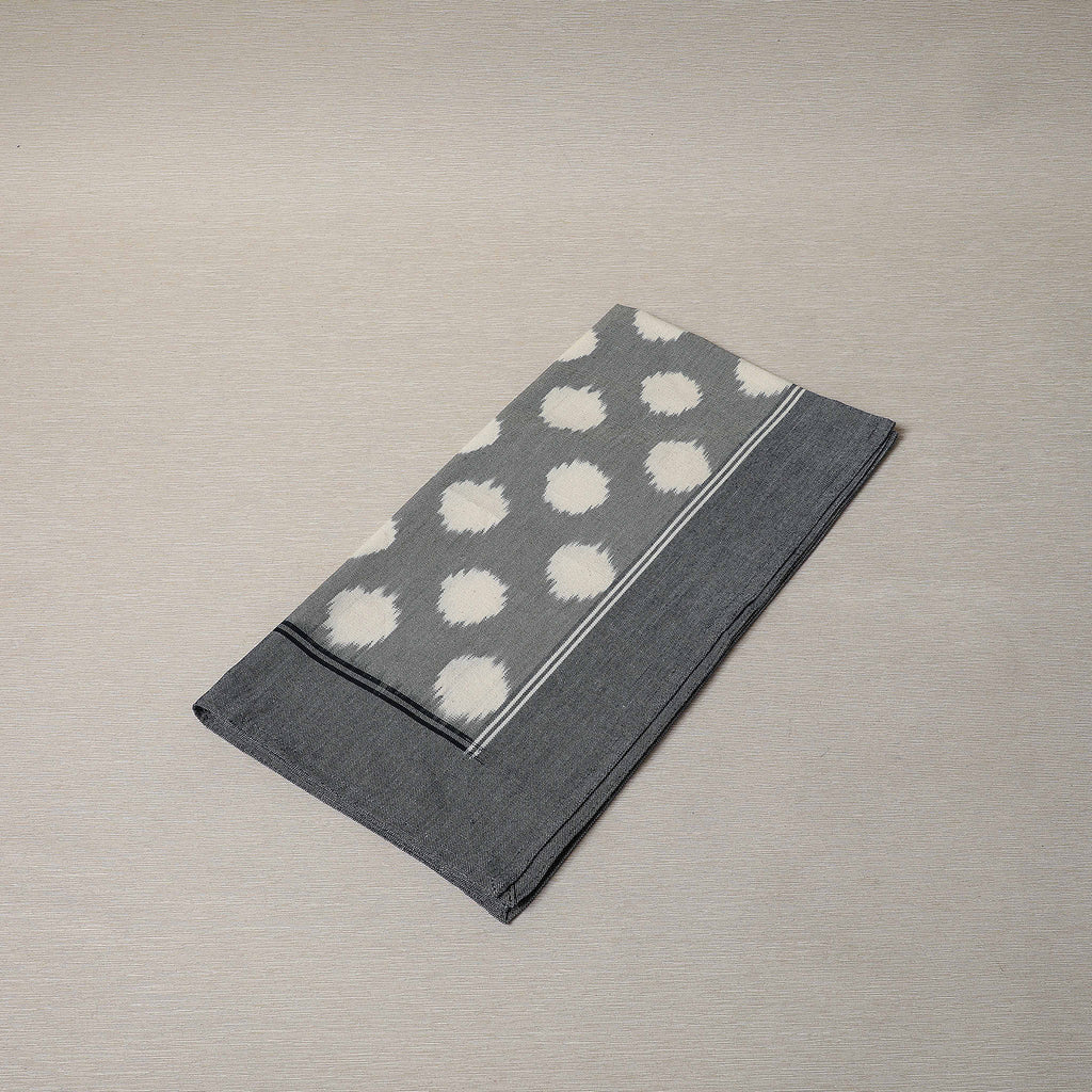 Grey Ikat Cloud Tea Towel