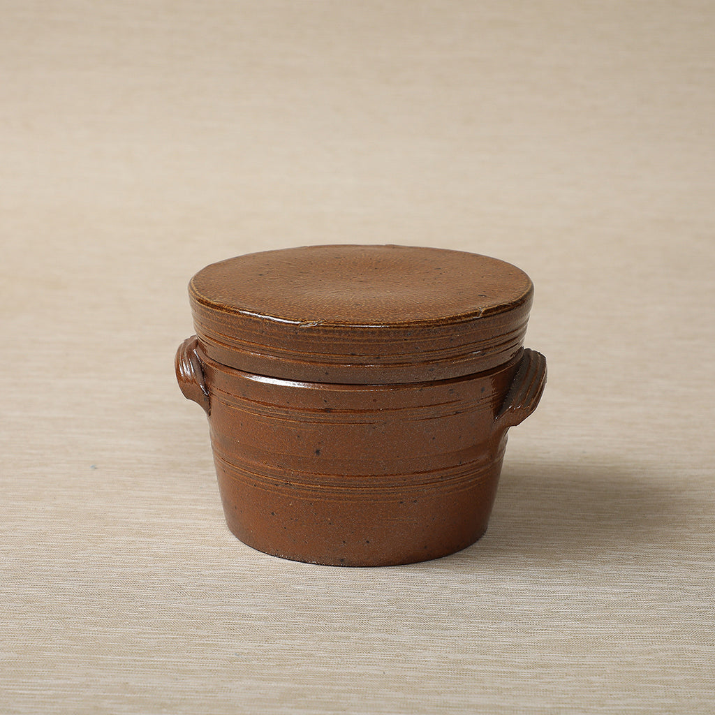 Poterie Renault Conical Butter Pots with lids
