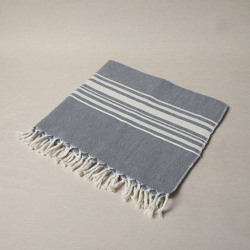 Large Contemporary Towel - Variegated Stripes