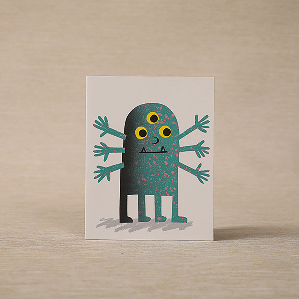 Lisa Jones lithograph creature cards