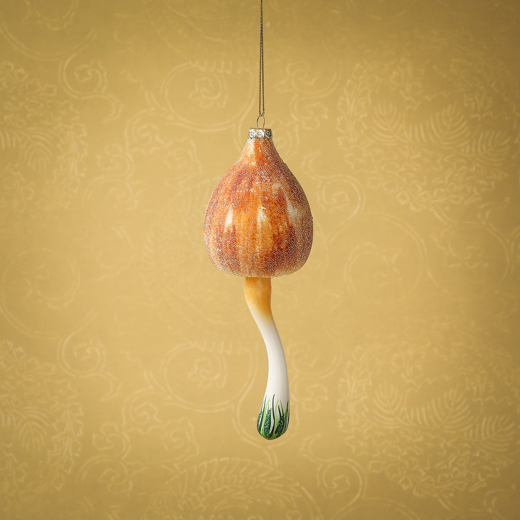 Dewey mushroom ornament