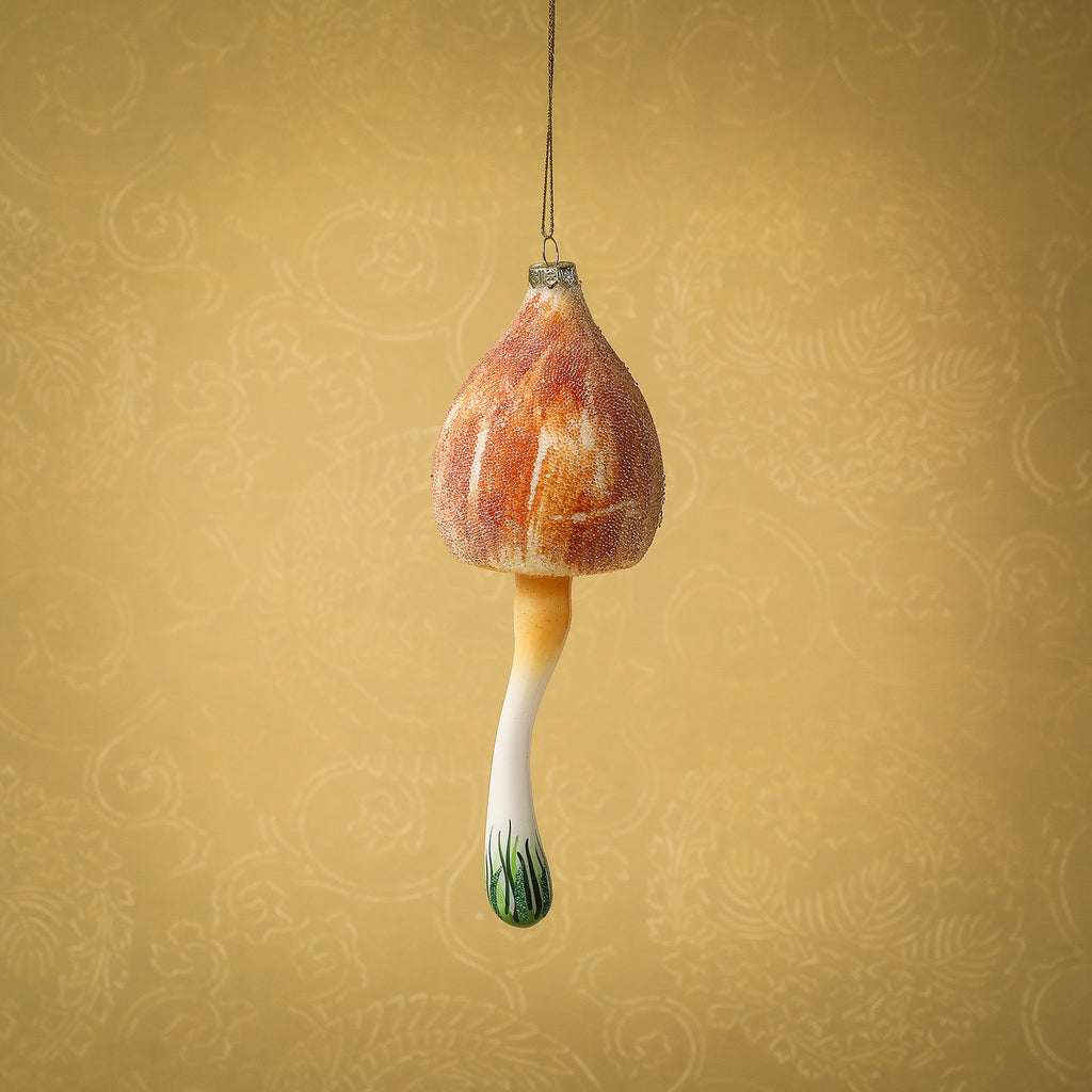 Dewey mushroom ornament