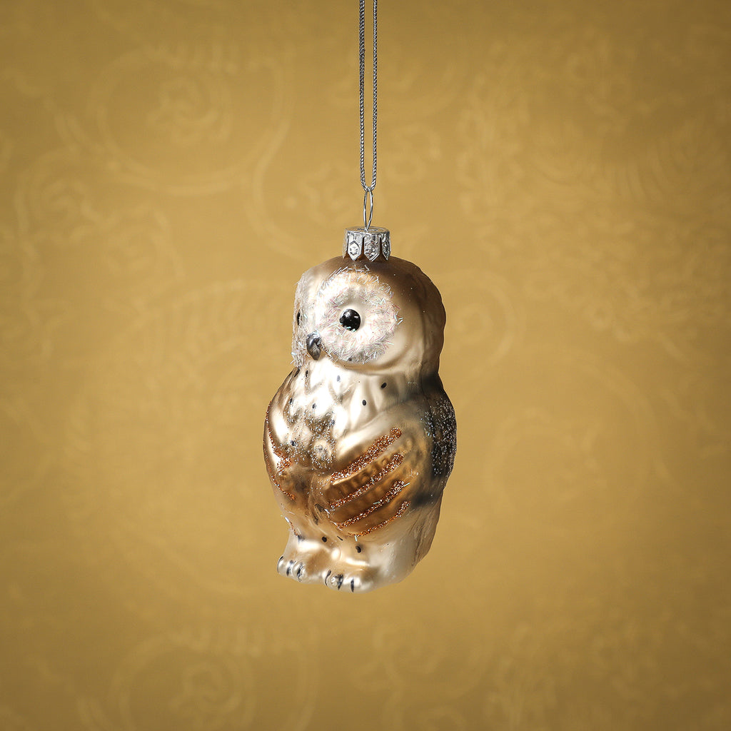 Bashful Owl Ornament