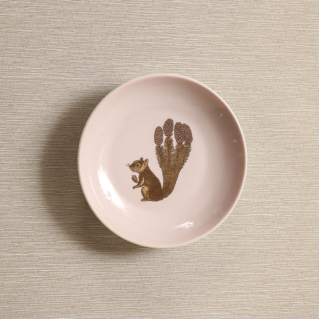 Gold animal motif mini plates
