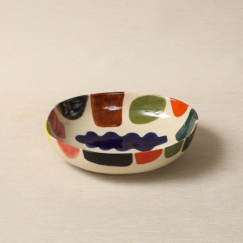 Mottle Large Serving Bowl