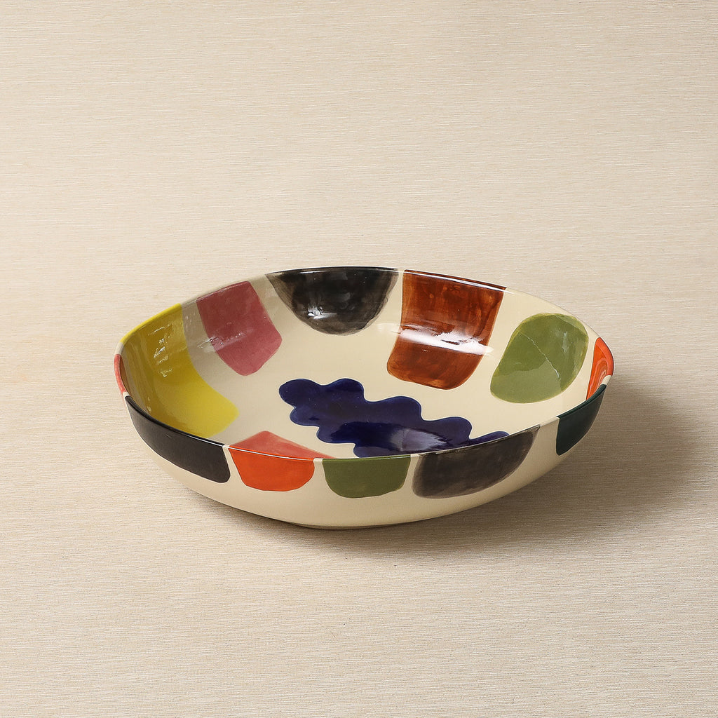Mottle Large Serving Bowl