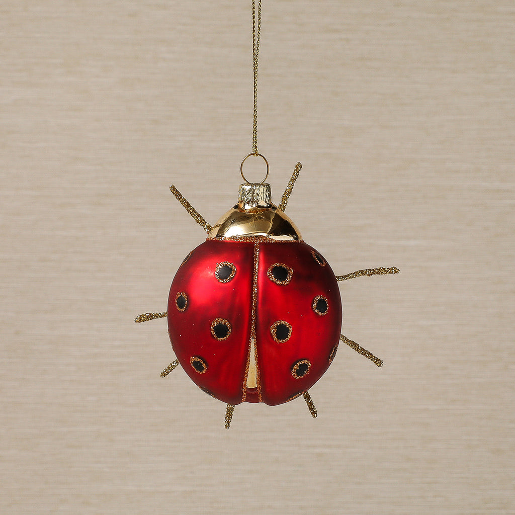 Garden ladybug ornament