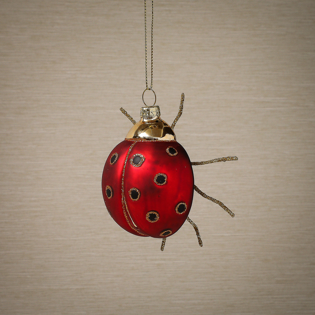 Garden ladybug ornament