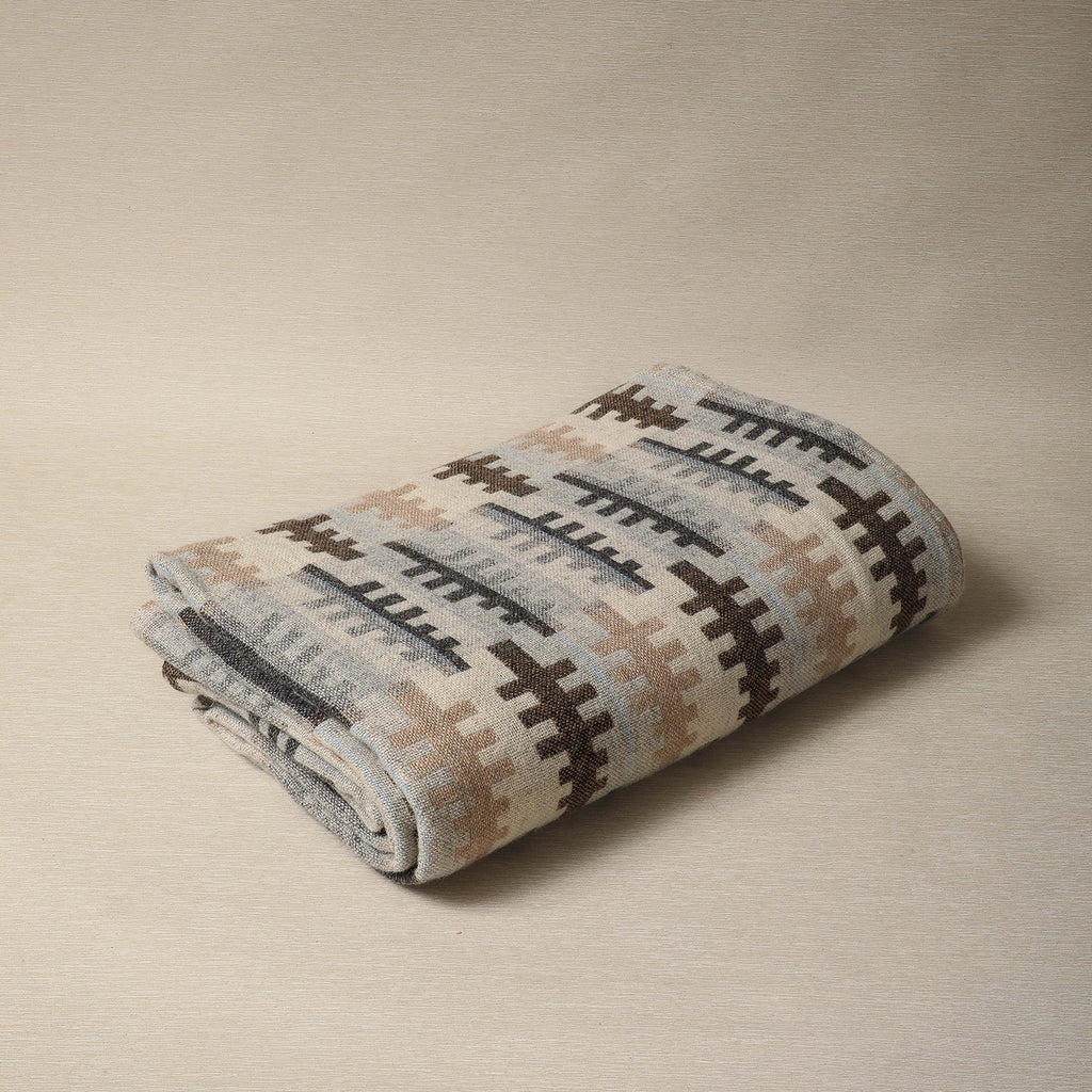 Winter forest double cloth wool throw & blankets