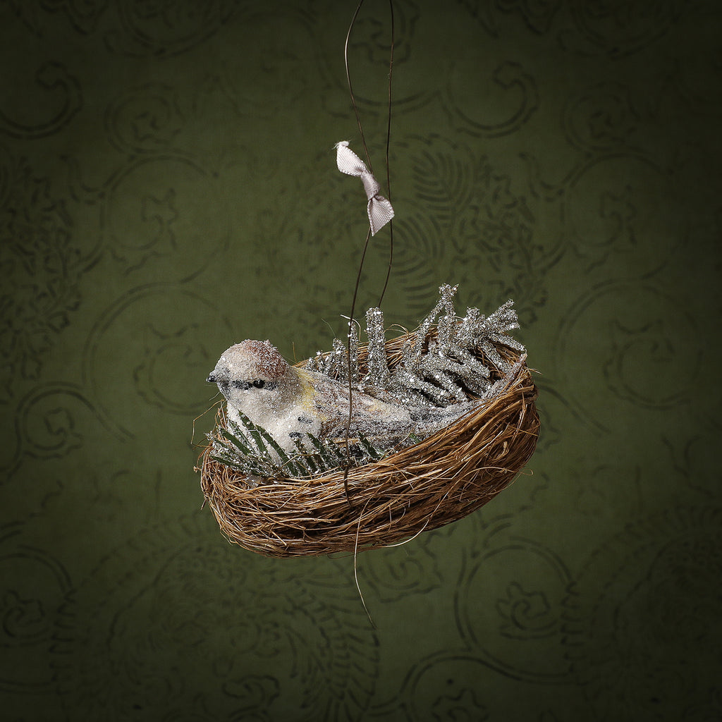 Bird in Nest ornament