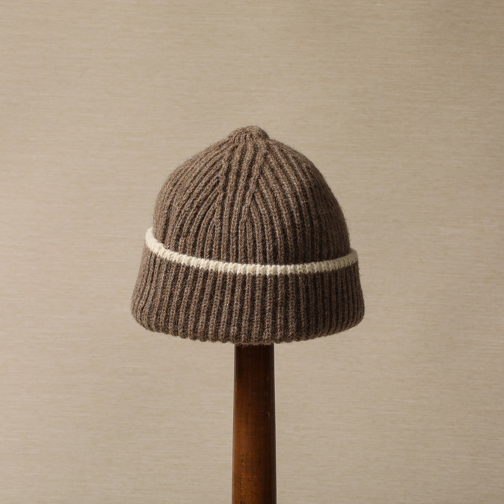 Wool fisherman beanie