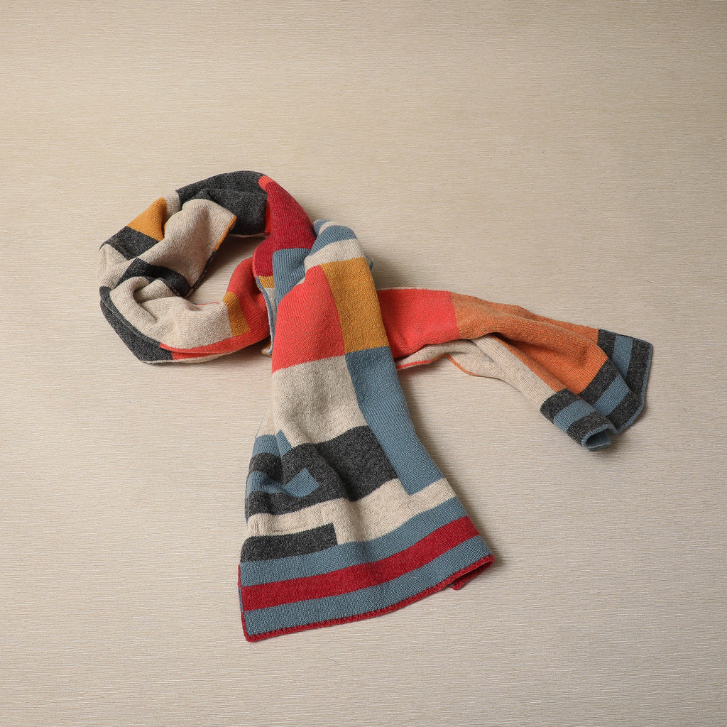 Jura wool felted scarf