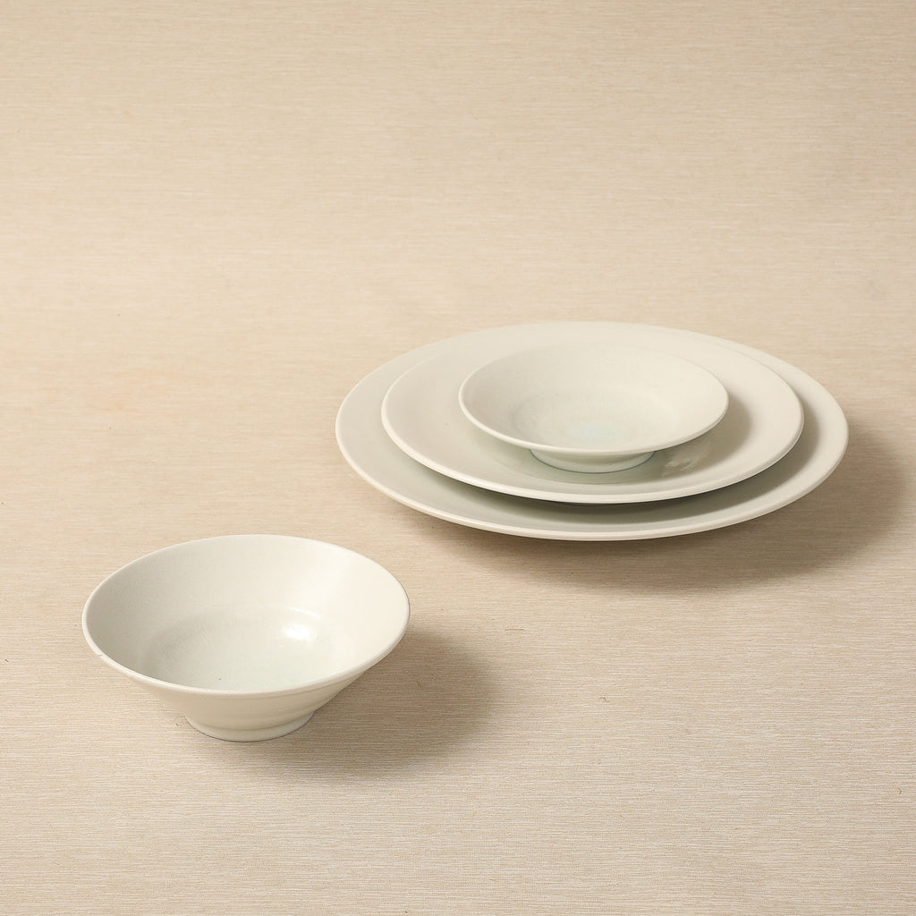 White sky series dinnerware from Japan