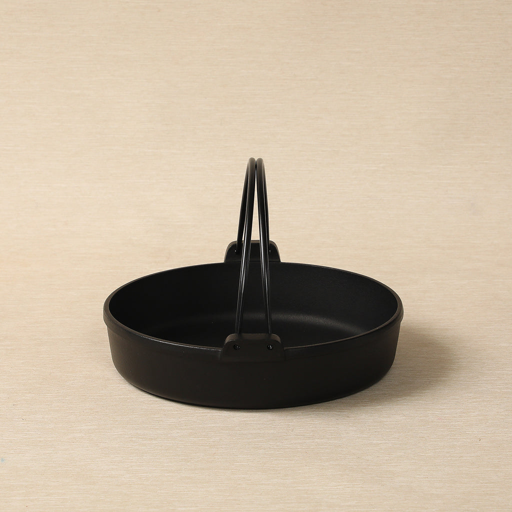 Iwachu 24cm iron Sukiyaki stock pot with handles