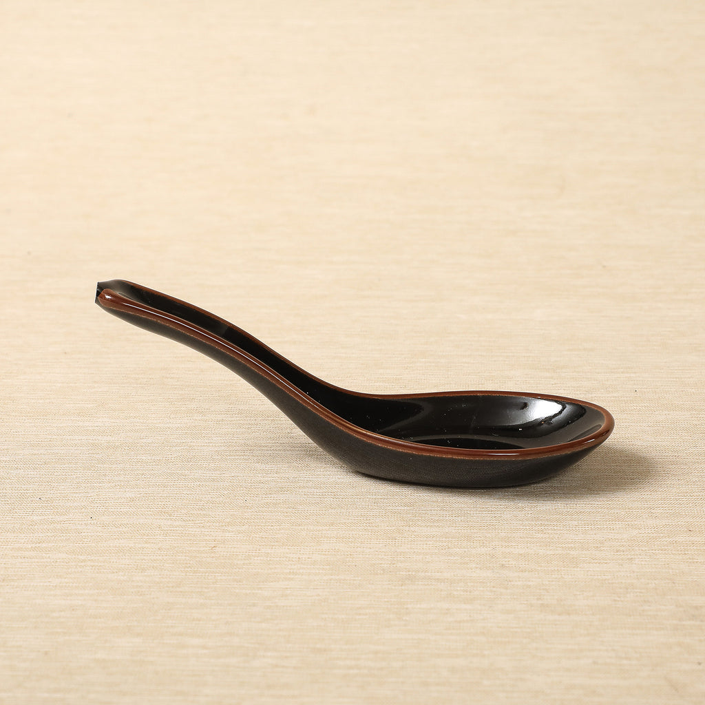 Tenmoku soup spoon