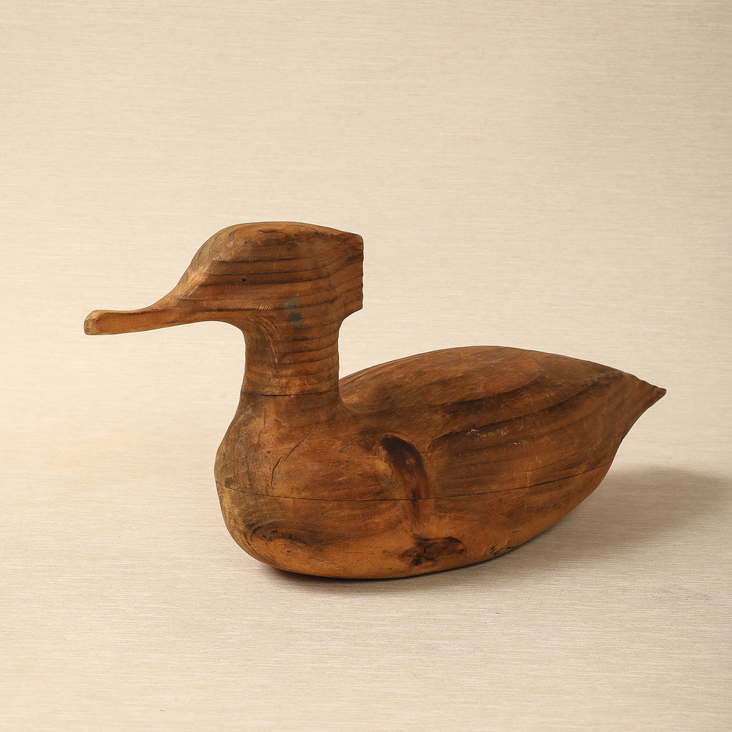 Vintage carved duck decoy