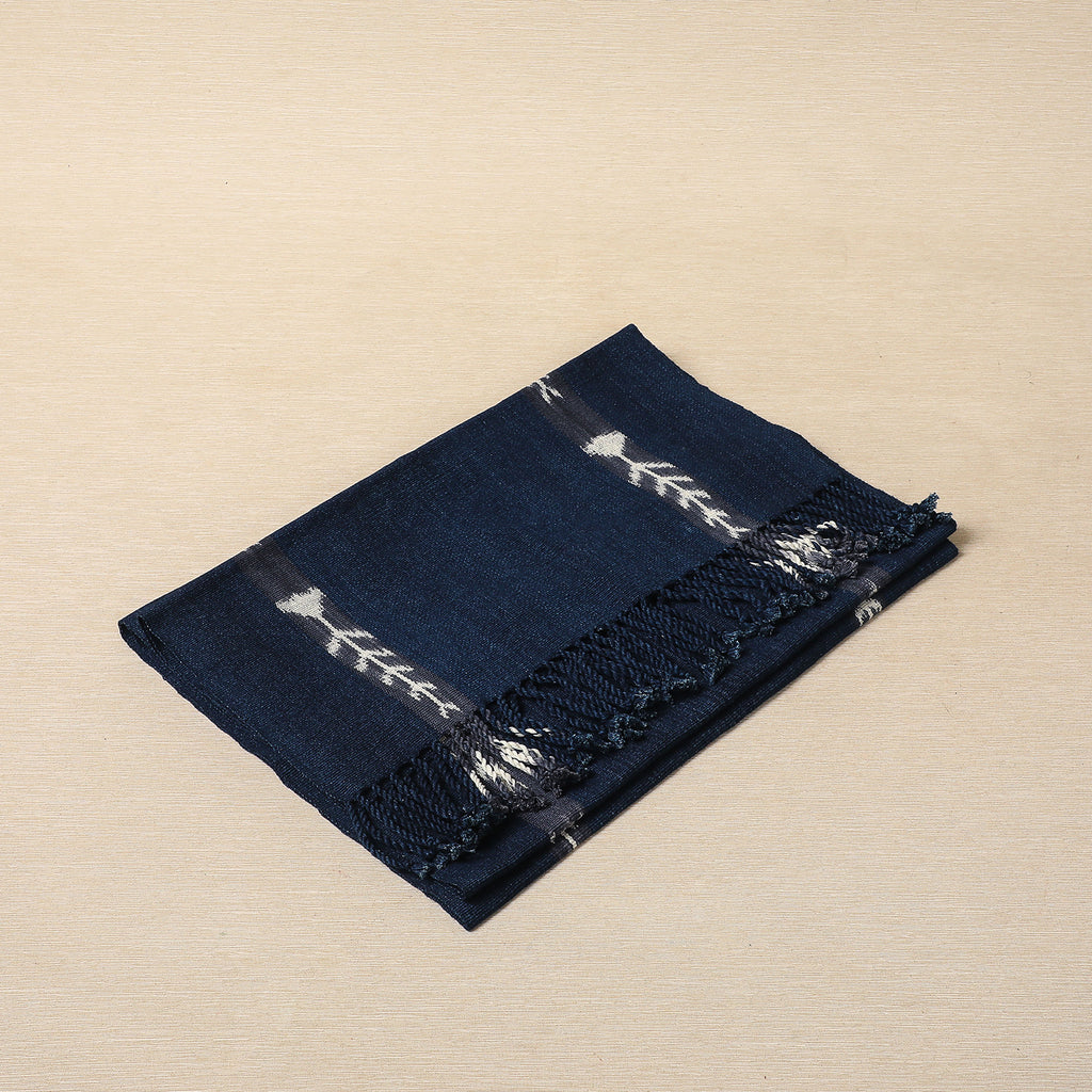 Maiz Jasper table runner in indigo