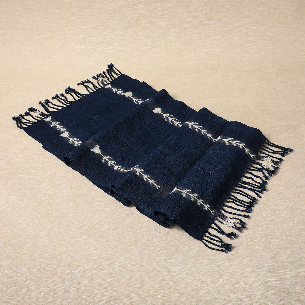Maiz Jasper table runner in indigo