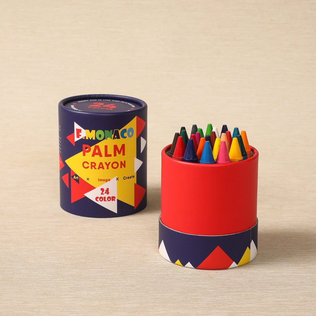 Flower Monaco Palm Crayons - 24 colors